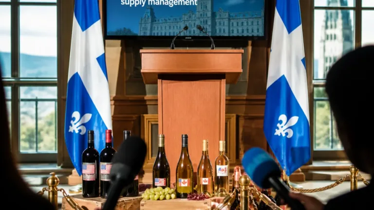 Quebec premier says U.S. wines could return to stores — but only with trade gains