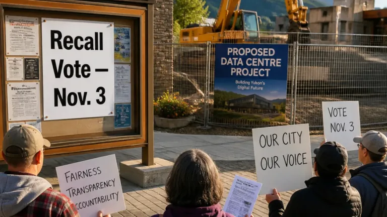 Recall vote set for Nov. 3 will decide fate of Yukon mayor amid data-centre dispute
