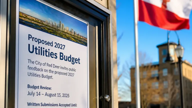 Red Deer posts 2027 utilities budget for public review ahead of Sept. 29 council debate