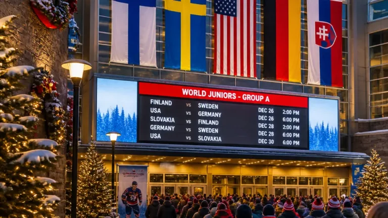 Red Deer to host all Group A games as World Juniors schedule unveiled