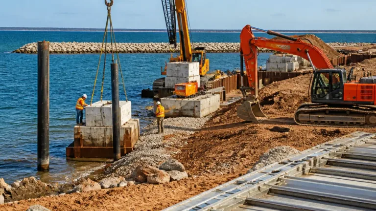 Red Head Harbour to get higher, stronger wharf as reconstruction enters second phase