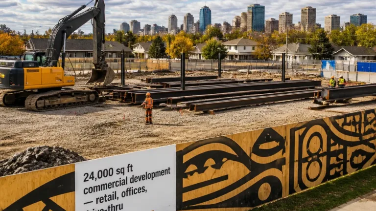 Regina urban reserve sees construction begin on new 24,000 sq. ft. commercial project