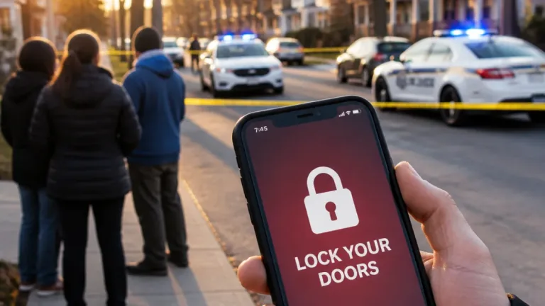 Residents question timing of Bedford emergency alert after armed-suspect search