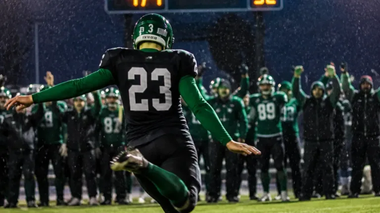 Roughriders' rookie Alex Hale answers critics with perfect night of kicking