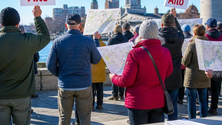 Rural 'No Alto' activists bring opposition to Kingston as HSR plans advance