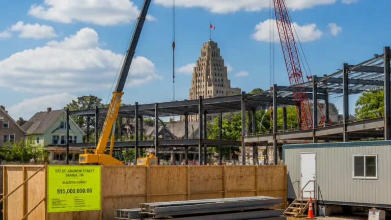 Sarnia construction value jumps despite fewer permits, led by $5M industrial project