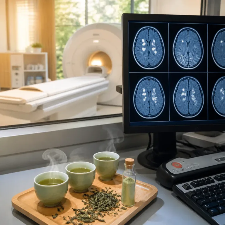 Green tea compound linked to fewer brain white-matter lesions in large MRI study