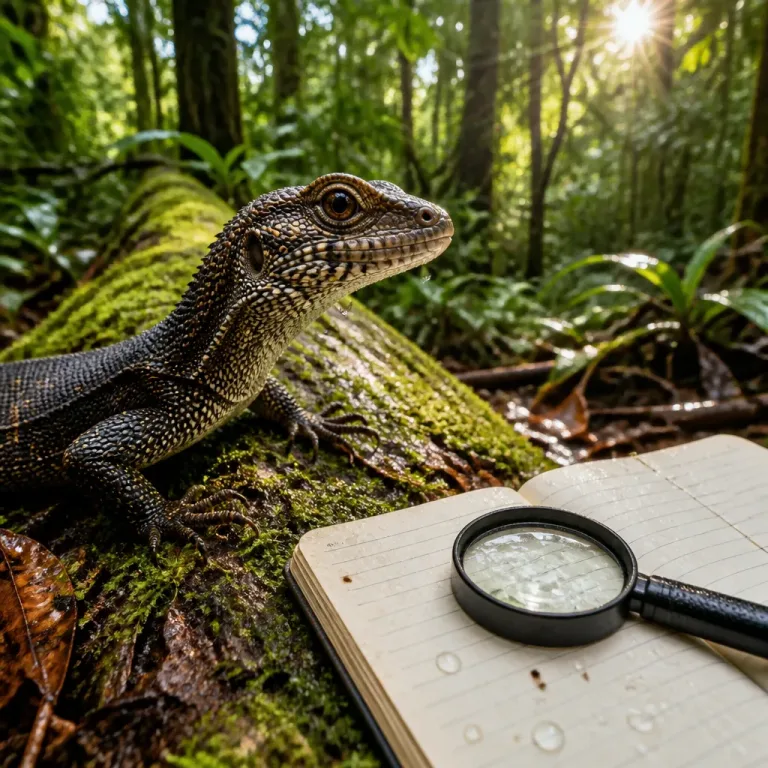 Rare 'mini‑dragon' of Borneo offers living window into reptile evolution