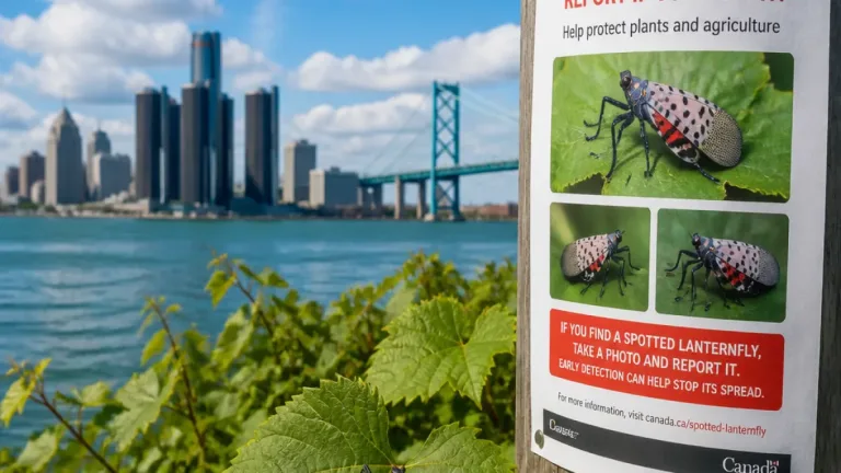 Spotted lanternfly confirmed in Windsor — first detection in Canada raises alarm