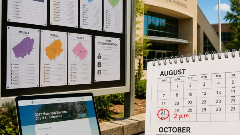 St. Catharines prepares for Oct. 26 municipal vote as candidates finalize nominations