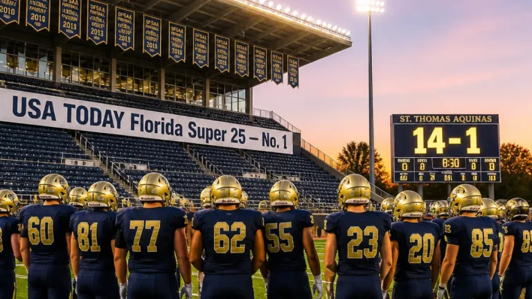 St. Thomas Aquinas (FL) opens 2026 season ranked No. 1 in USA TODAY Florida Super 25