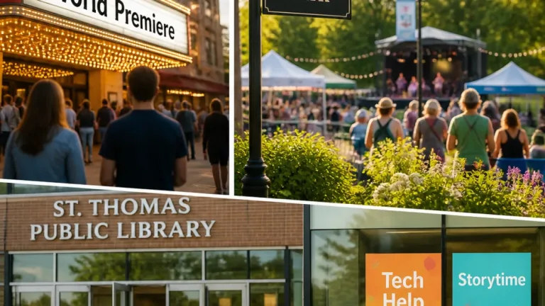 St. Thomas calendar: theatre premiere, Railway City festival and library programmes this week