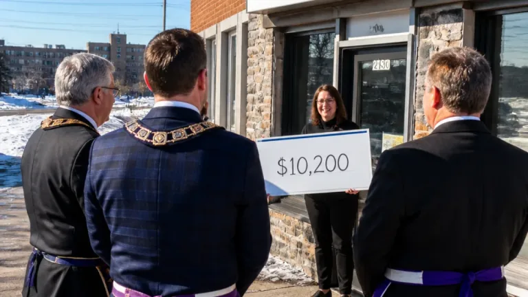 Sudbury Masons donate $10,200 to bolster local dementia care programs