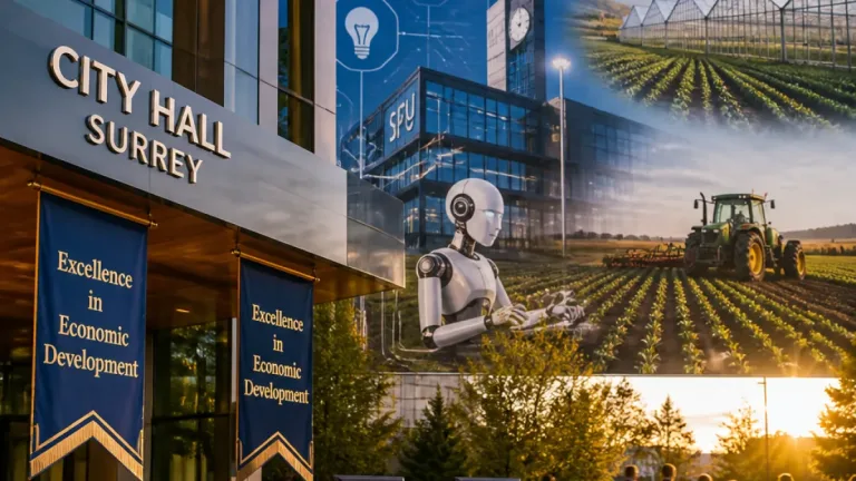 Surrey honoured with two international economic development awards