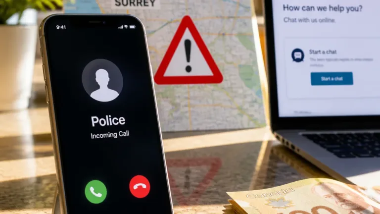 Surrey residents warned about phone scammers posing as police