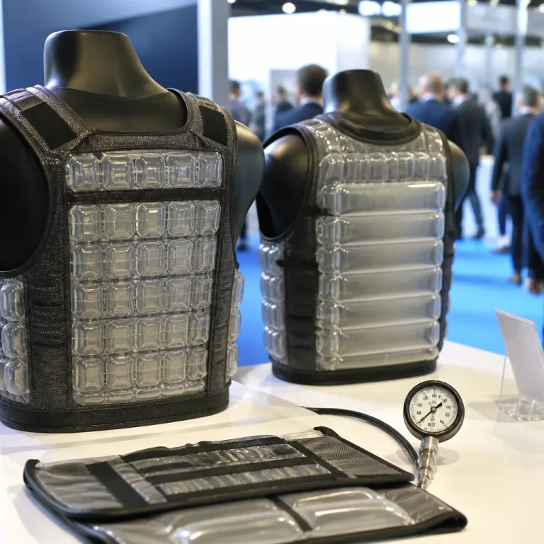 Inflatable ballistic vest aims to close protection gap for women in uniform