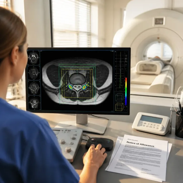 USPTO allows patent covering MRS voxel-placement method for lumbar disc scans