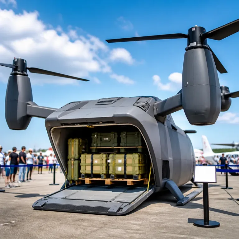 Beta Technologies shows MV250 uncrewed hybrid eVTOL for battlefield cargo missions