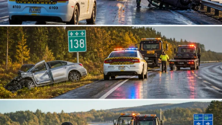 Three people killed in separate overnight crashes across Quebec