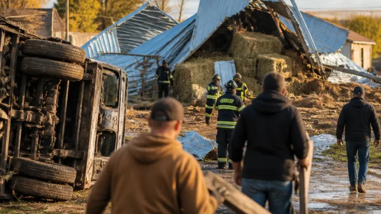 Tornado rips through area near Elkhorn; communities begin major cleanup
