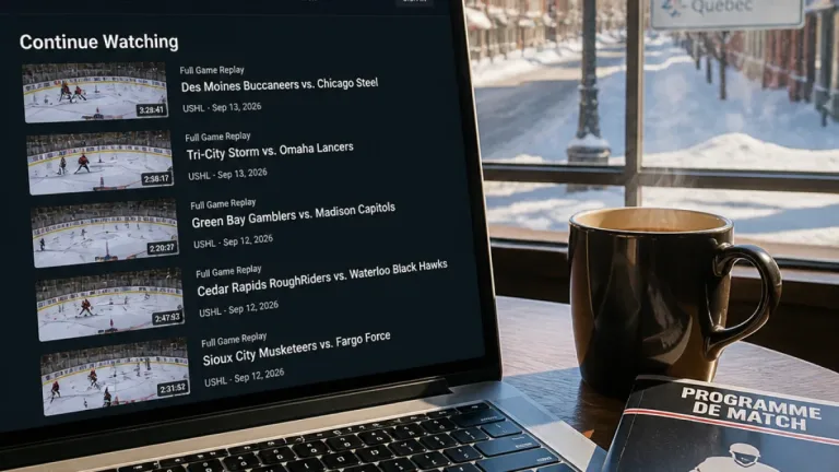 Trois-Rivieres hockey fans can resume dozens of game replays on FloHockey 'Continue Watching'