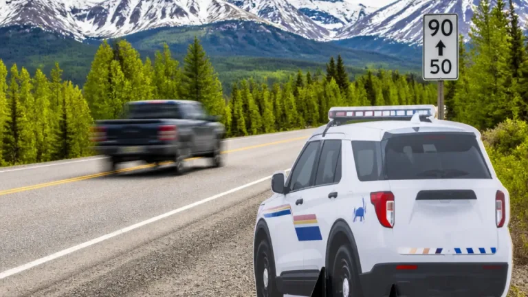 Two-dimensional RCMP cruiser installed north of Carcross to curb speeding on South Klondike Highway