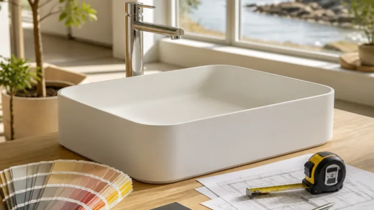 Victoria + Albert’s new Kerid podium basin offers compact luxury for Victoria projects