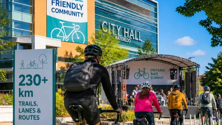 Waterloo earns province's first platinum bicycle-friendly designation