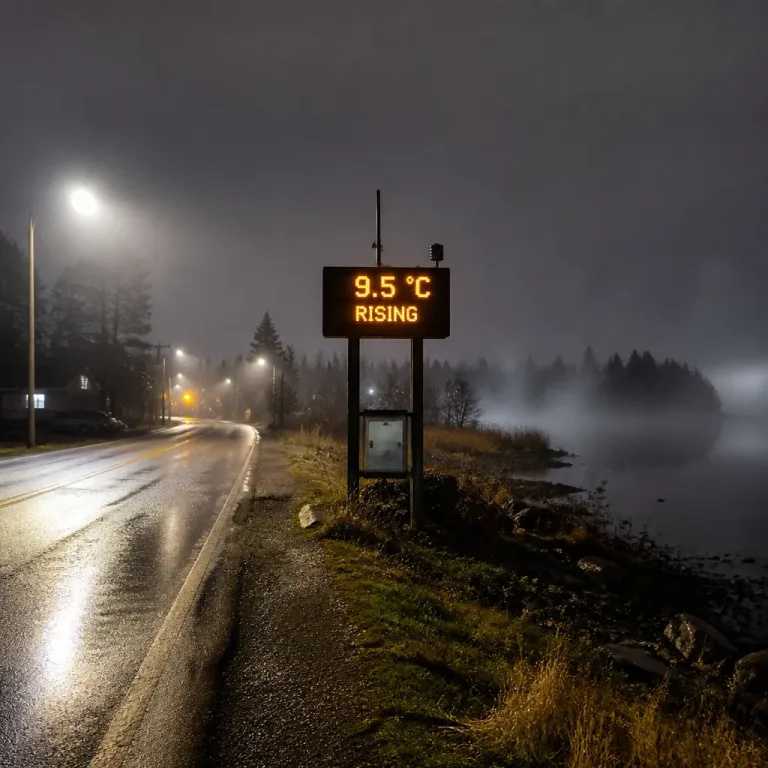 Cloudy night in North Bay with fog patches likely; cooler mornings ahead