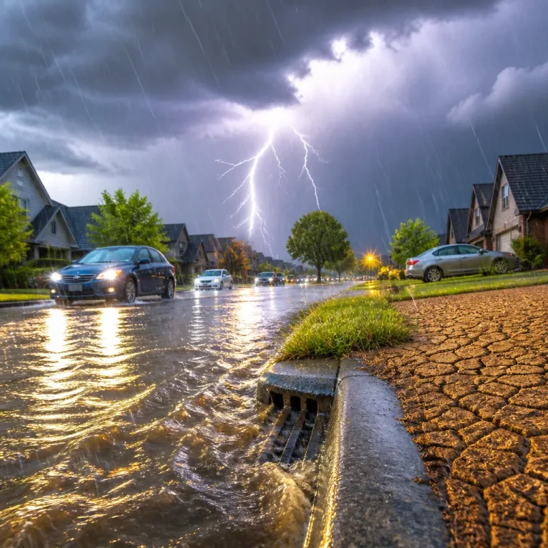 Heavy showers and thunderstorms threaten flash flooding across parts of the UK
