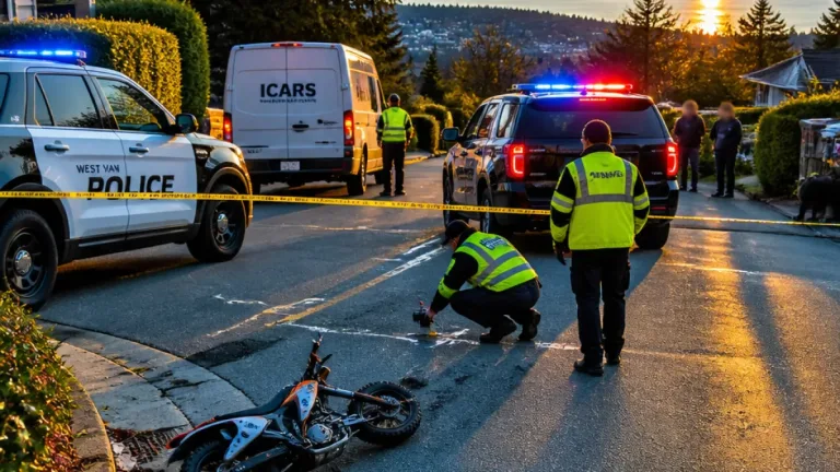 West Vancouver police seek witnesses after youth injured in e‑dirt bike collision