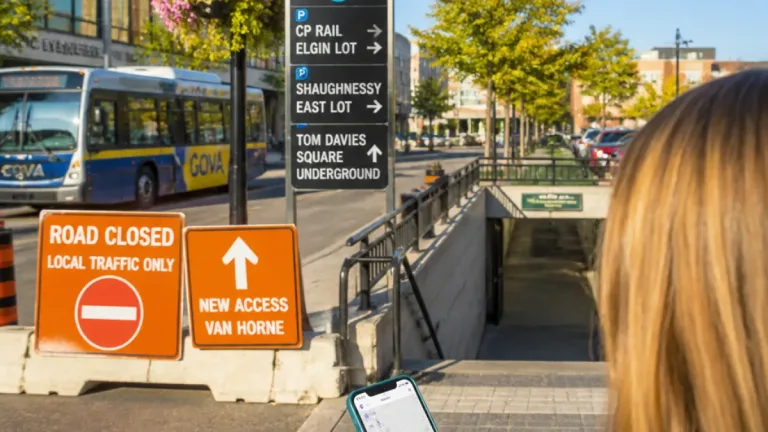 What Sudbury residents need to know about downtown parking and transit as Event Centre work continues