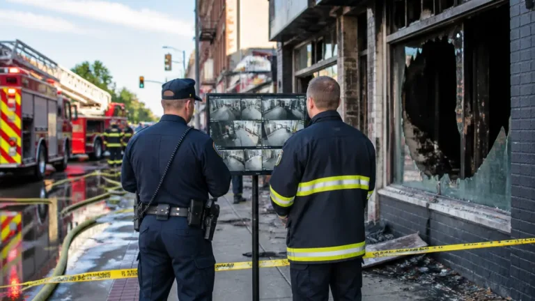 Windsor police arrest man within hour after downtown business fire
