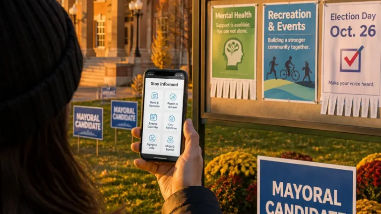 Woodstock mayoral hopeful emphasizes tech, civic engagement and local services