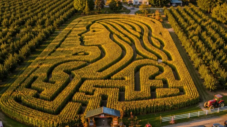 Woodstock orchard carves six‑acre Dolly Parton corn maze to draw fall visitors