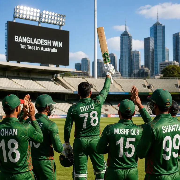 Bangladesh secures first-ever Test win in Australia, captain hails milestone