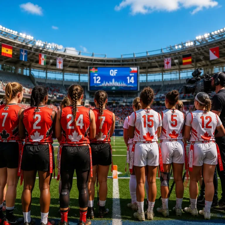 Canada's men and women reach quarterfinals at flag football worlds, one step from Olympic berth