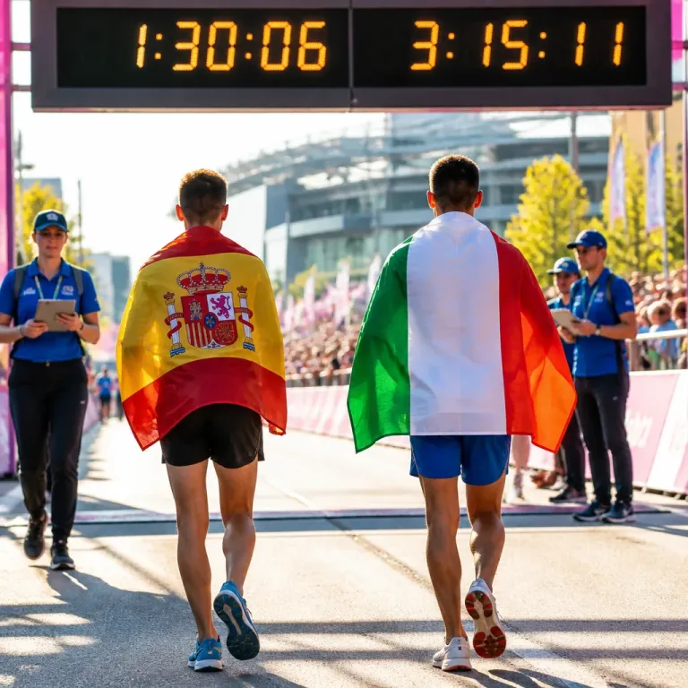 Spanish and Italian walkers set inaugural world records at European championships