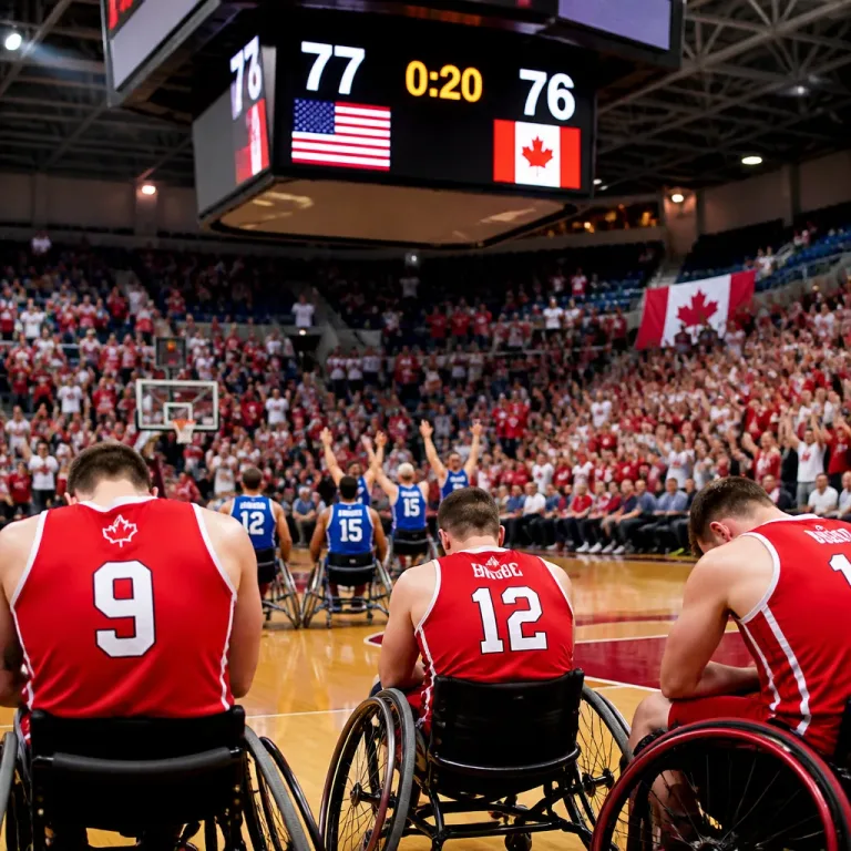 Canada edged 77-76 by U.S. in heart-rending women's wheelchair basketball final