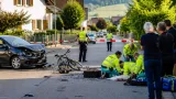 71‑jähriger Velofahrer bei Kollision in Meltingen schwer verletzt