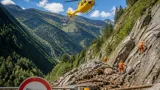 Calancastrasse nach Murgängen nördlich von Buseno weiterhin gesperrt — Helikoptertransporte für Schülerinnen nötig