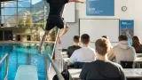 Chur: Werbeagentur Yeas inszeniert Infoabend der ibW mit Sprungbrett-Video