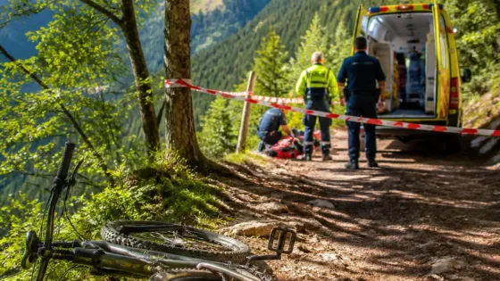 75‑jähriger E‑Biker stürzt auf Biketrail in Filzbach und stirbt