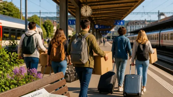Aargau gewinnt vor allem Einwohnende aus Zürich und Deutschland — mehr Junge ziehen zu