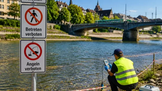 Bade-, Betretungs- und Fischereiverbot an Birs und Wiese bleibt Thema trotz Abkühlung