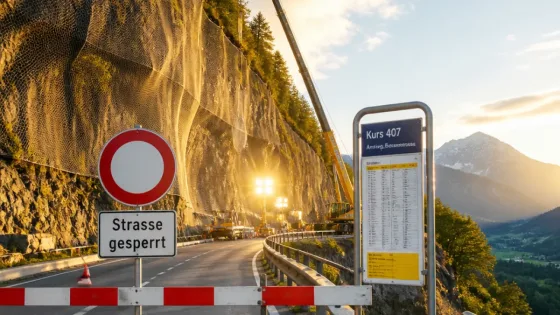 Bristenstrasse: Verkehrsregime B mit festen Sperrzeiten und Nachtarbeiten ab Montag
