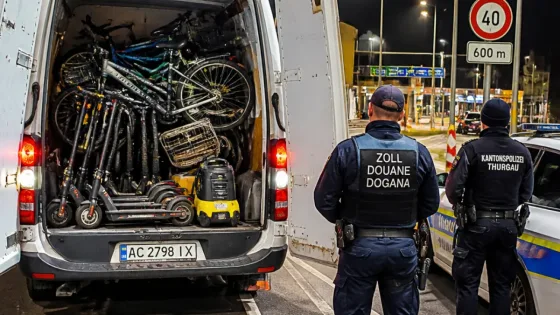 Grenzkontrolle in Kreuzlingen: Zoll findet 14 Velos und drei E‑Scooter – Staatsanwaltschaft ermittelt