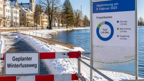Kanton übernimmt bis zu 50% der Kosten für geplanten Winterfussweg in Arbon