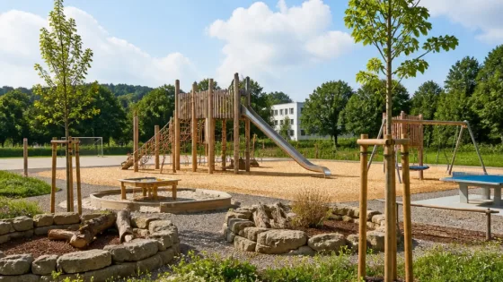 Neuhausen am Rheinfall: Spielplatz Schönegg wurde umfassend erneuert