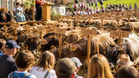 Rund 200 Tiere und lebendiges Brauchtum: Viehschau in Speicher zieht zahlreiches Publikum an